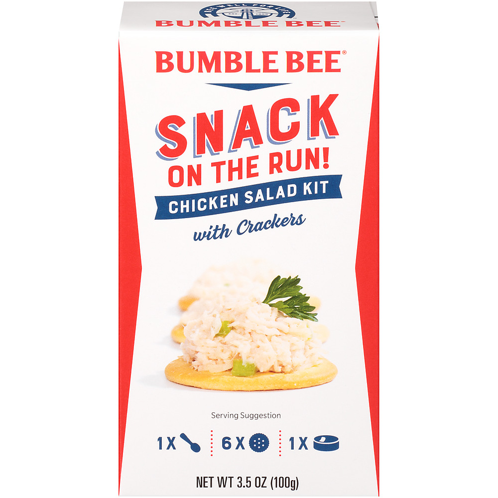 Calories in Bumble Bee Snack on the Run Chicken Salad Kit with Crackers, 3.5 oz