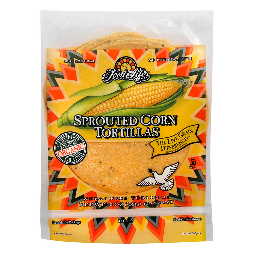 Calories in Food For Life Sprouted Corn Tortillas, 12 ct