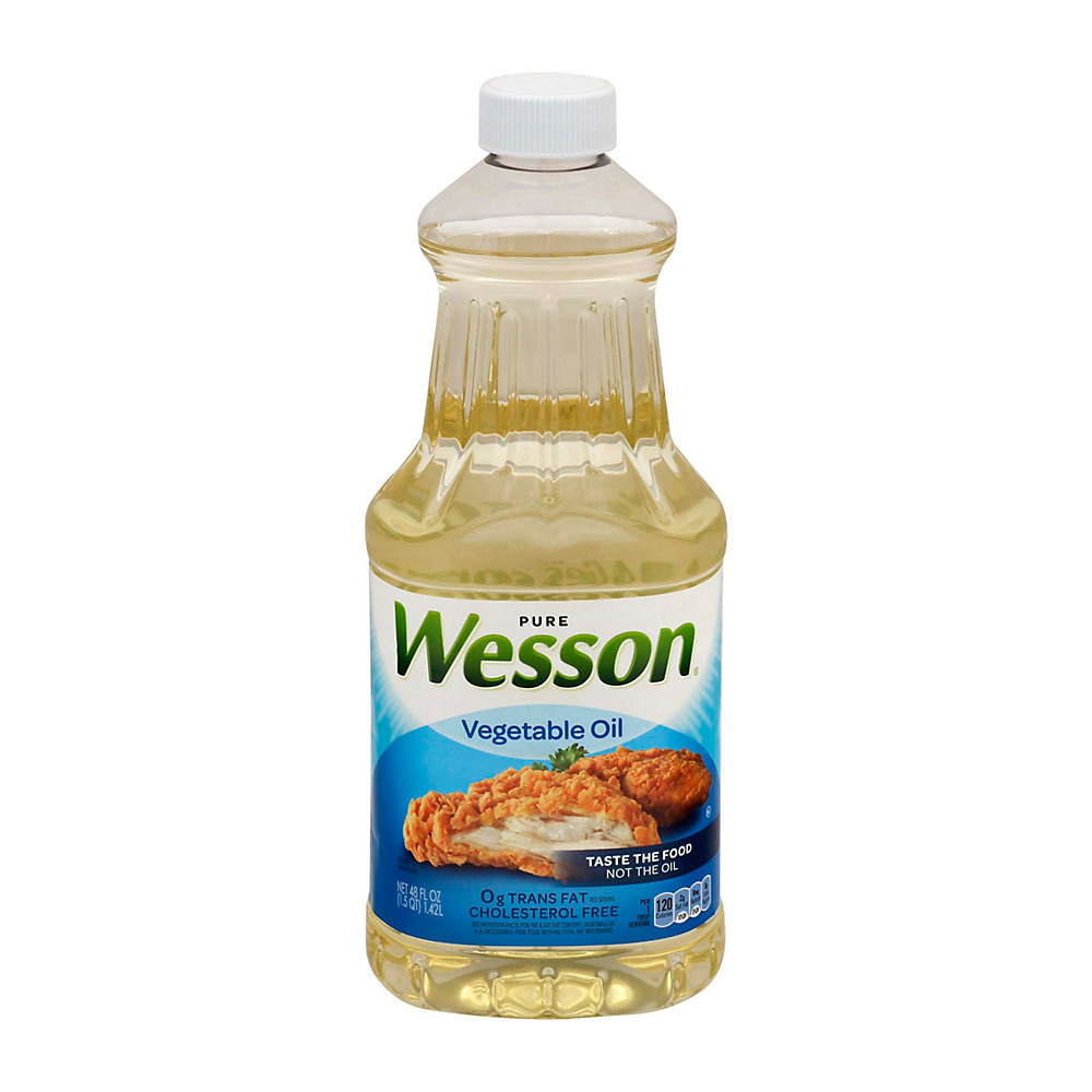 Calories in Wesson Vegetable Oil, 48 oz