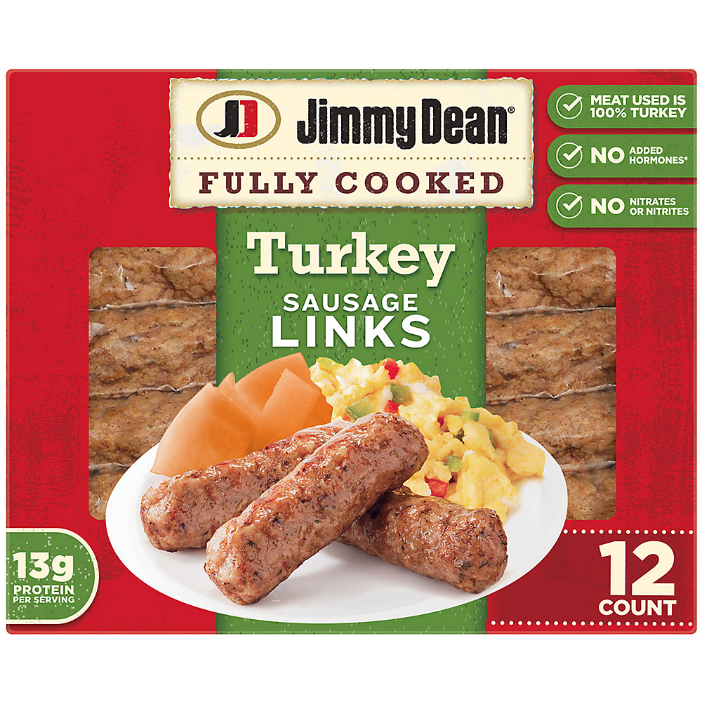 Calories in Jimmy Dean Fully Cooked Turkey Sausage Links, 12 ct