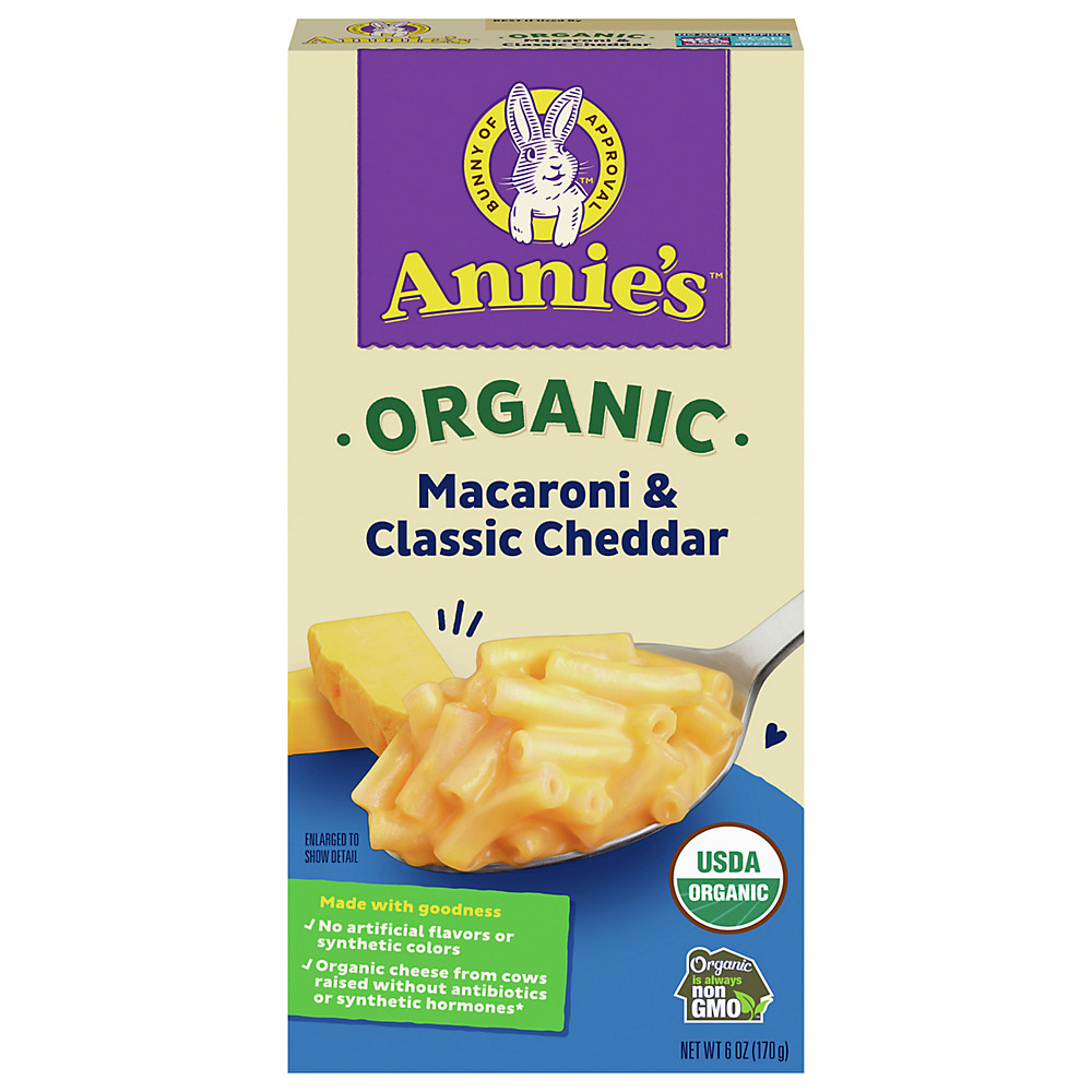 Calories in Annie's Homegrown Organic Classic Macaroni & Cheese, 6 oz