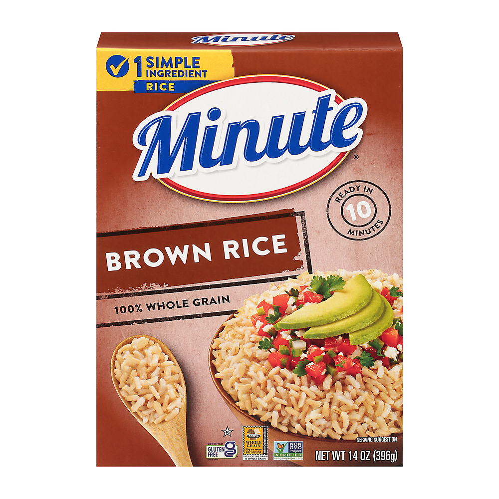 Calories in Minute Instant Brown Rice, 14 oz