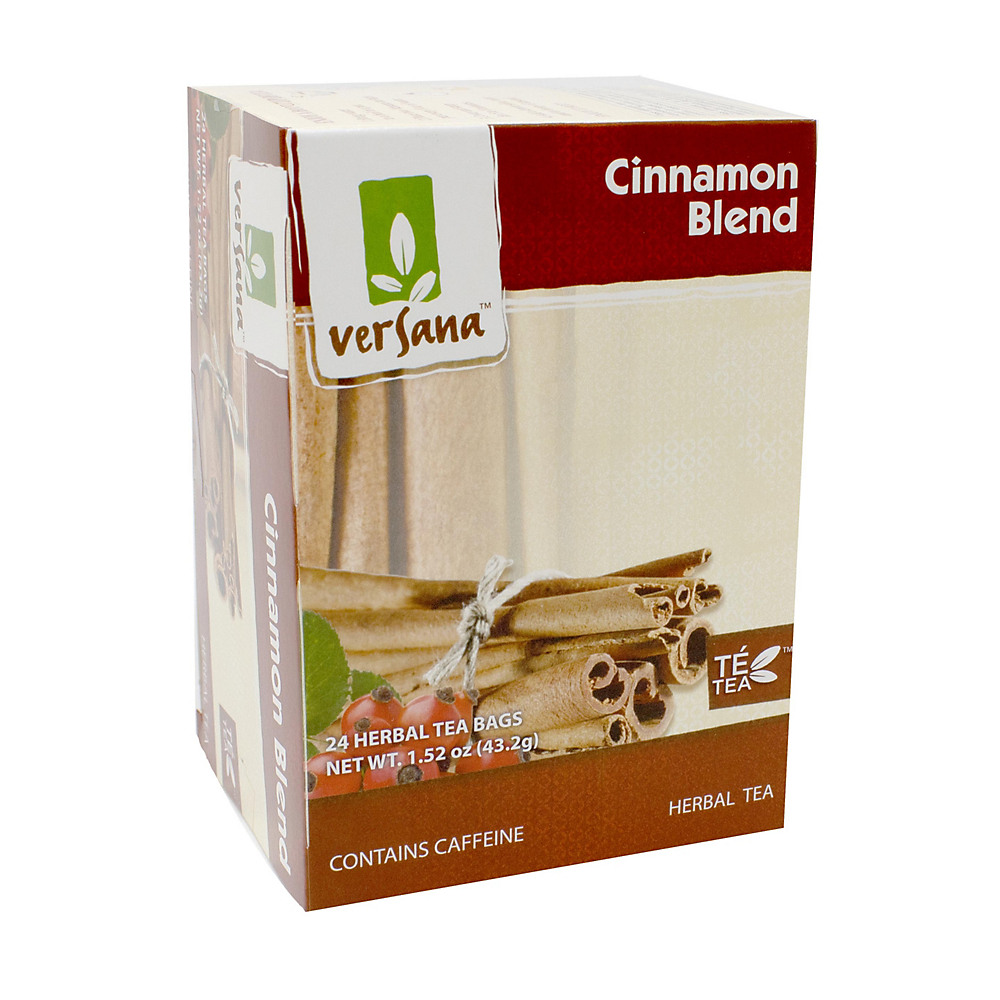 Calories in Versana Herbal Tea Cinnamon Blend, 24 ct