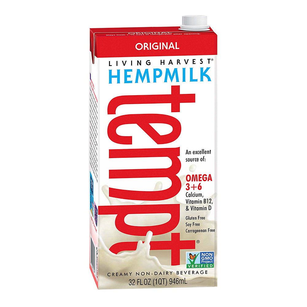 Calories in Living Harvest Tempt Original Hemp Milk, 32 oz