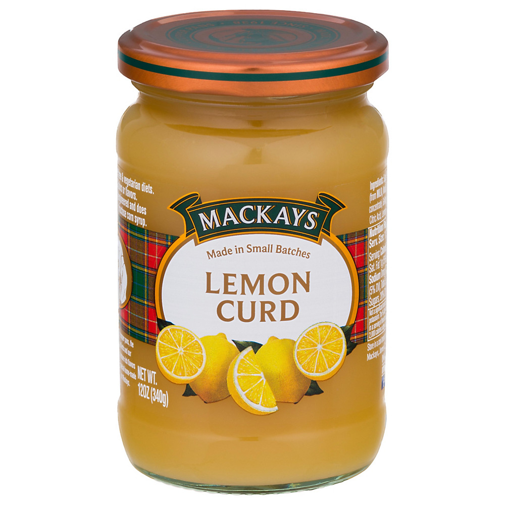 Calories in Mackays Lemon Curd, 12 oz