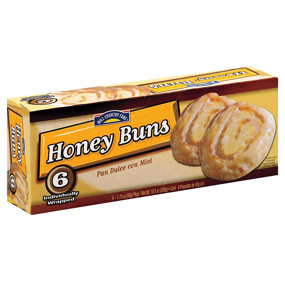 Calories in Hill Country Fare Honey Buns, 6 ct