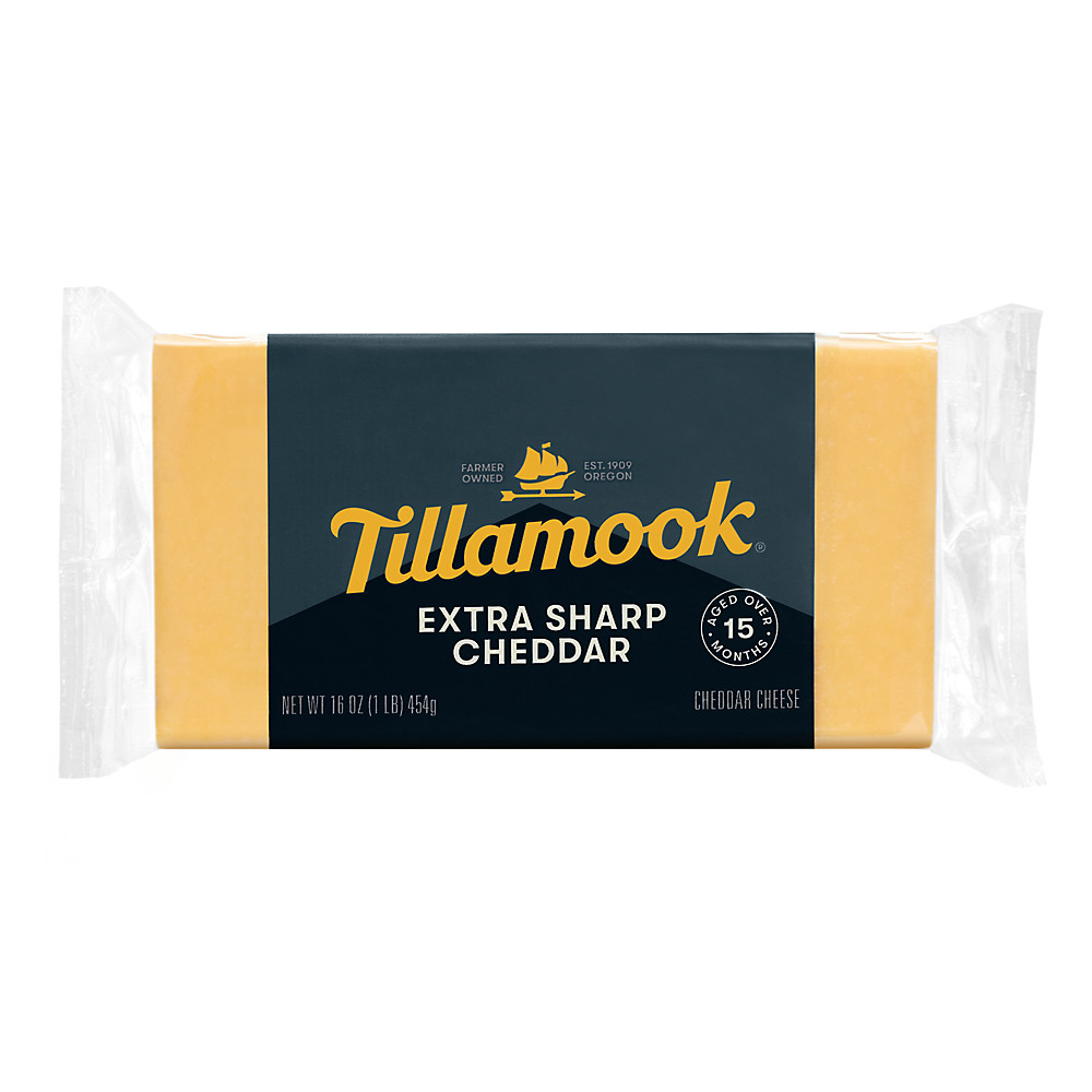 Calories in Tillamook Extra Sharp Cheddar Cheese, 16 oz