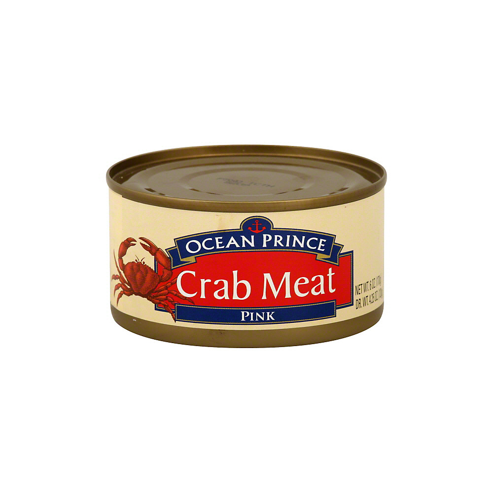 Calories in Crown Prince Pink Crab Meat, 6 oz