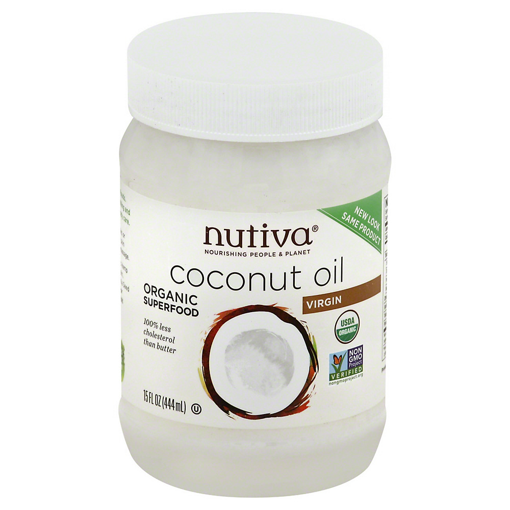 Calories in Nutiva Organic Extra Virgin Coconut Oil, 15 oz