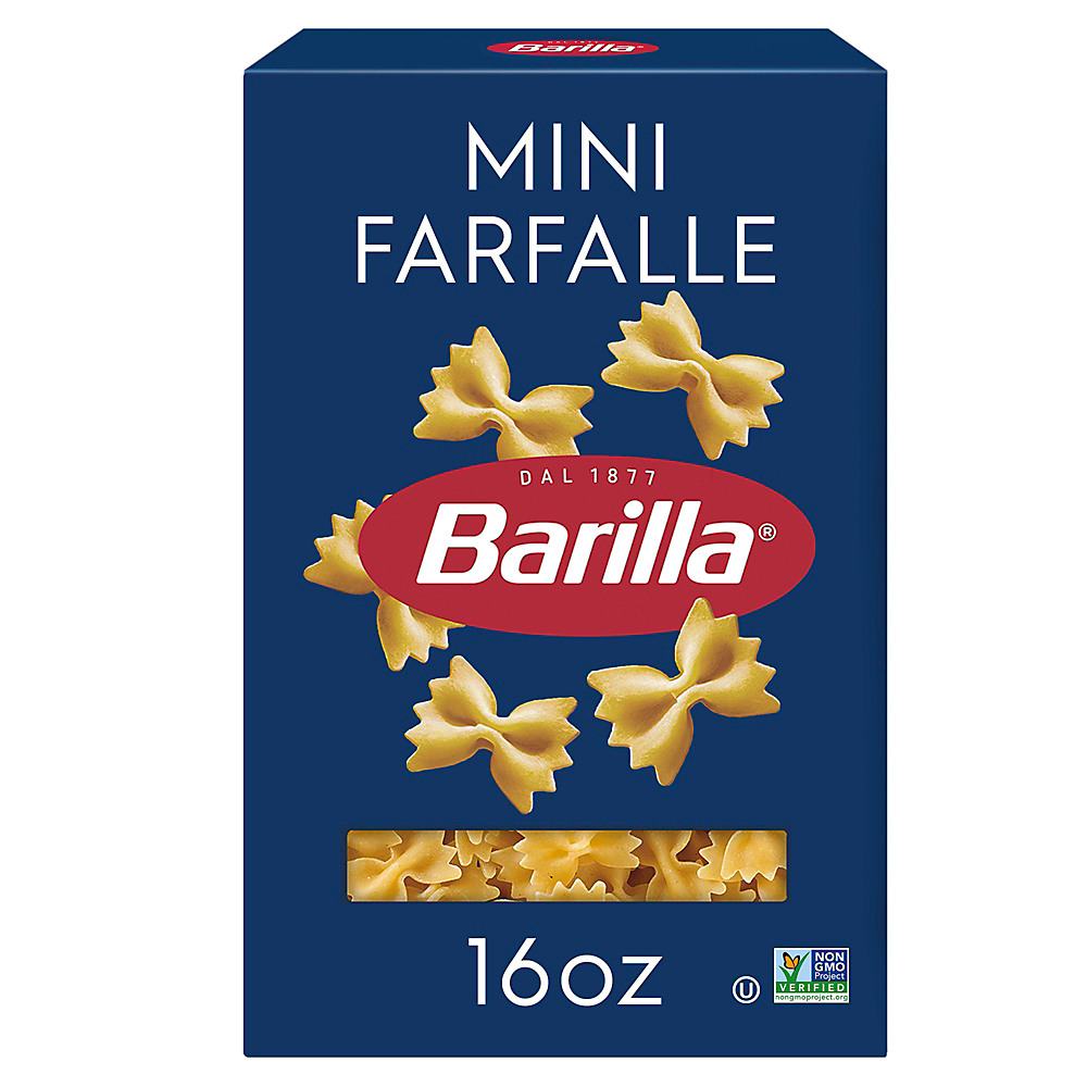 Calories in Barilla Classic Blue Box Pasta Mini Farfalle, 16 oz