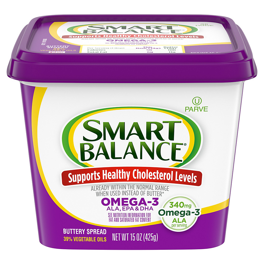 Calories in Smart Balance Buttery Spread with Omega-3, 15 oz