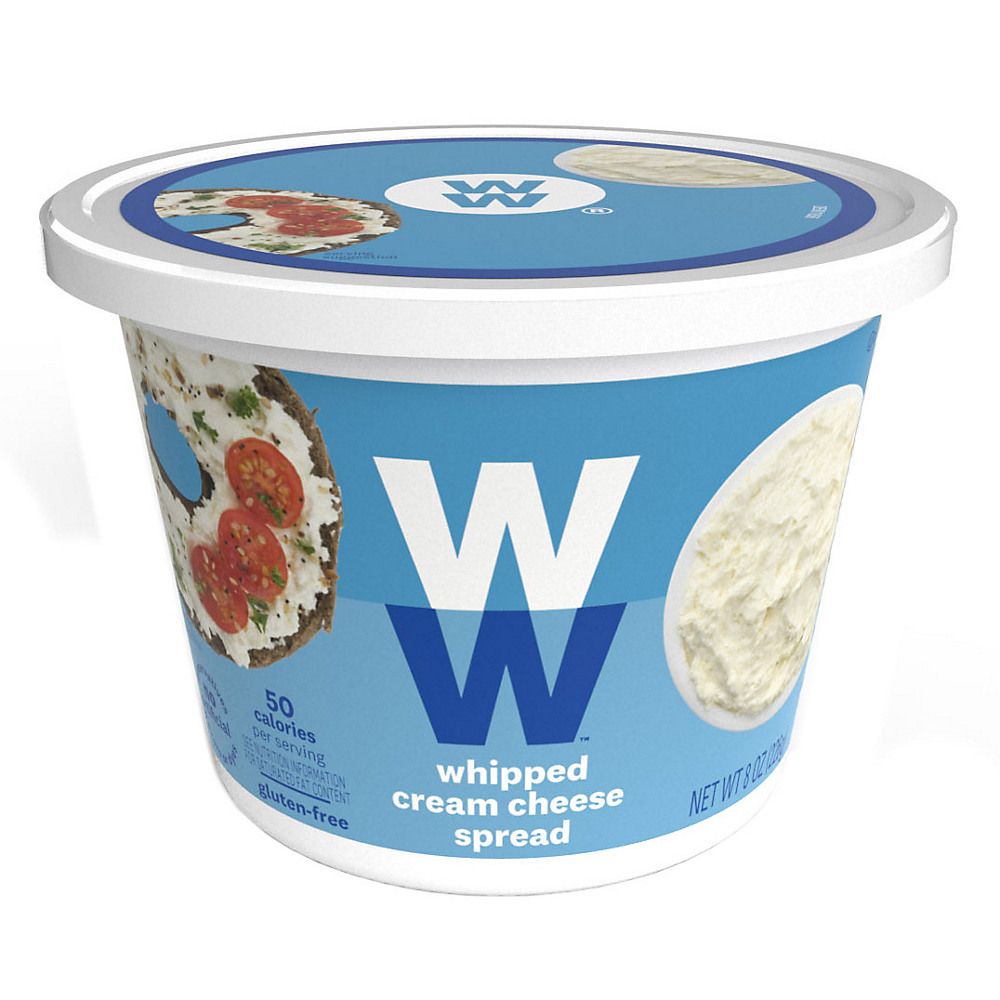 Calories in Weight Watchers Reduced Fat Whipped Cream Cheese Spread, 8 oz