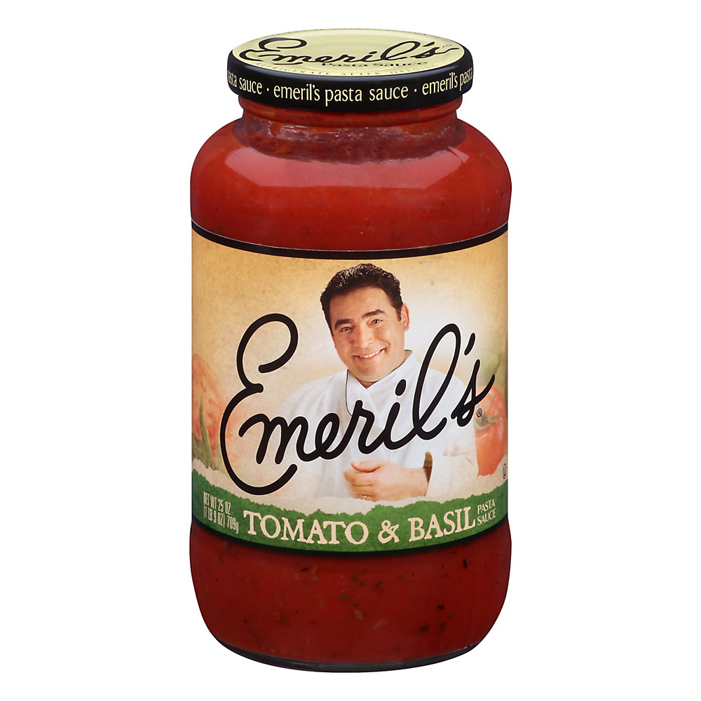 Calories in Emeril's Tomato & Basil Pasta Sauce, 25 oz