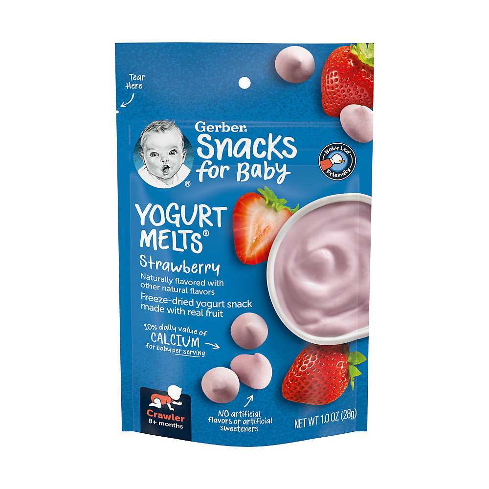 Calories in Gerber Yogurt Melts Strawberry, 1 oz