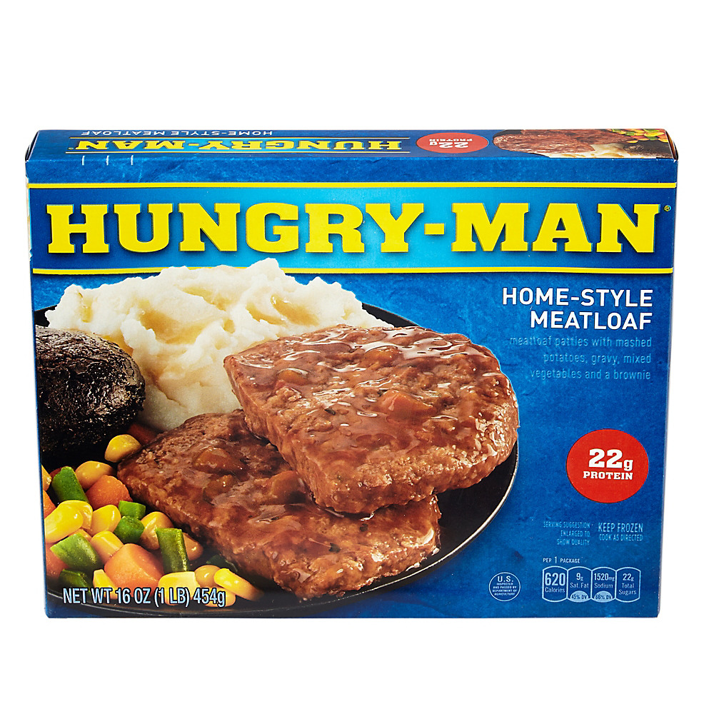 Calories in Hungry Man Home-Style Meatloaf, 16 oz