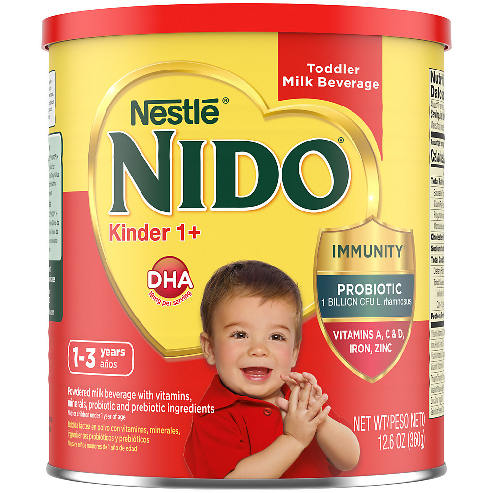 Calories in Nido NIDO Kinder 1+ Toddler Milk Beverage, 12.6 oz