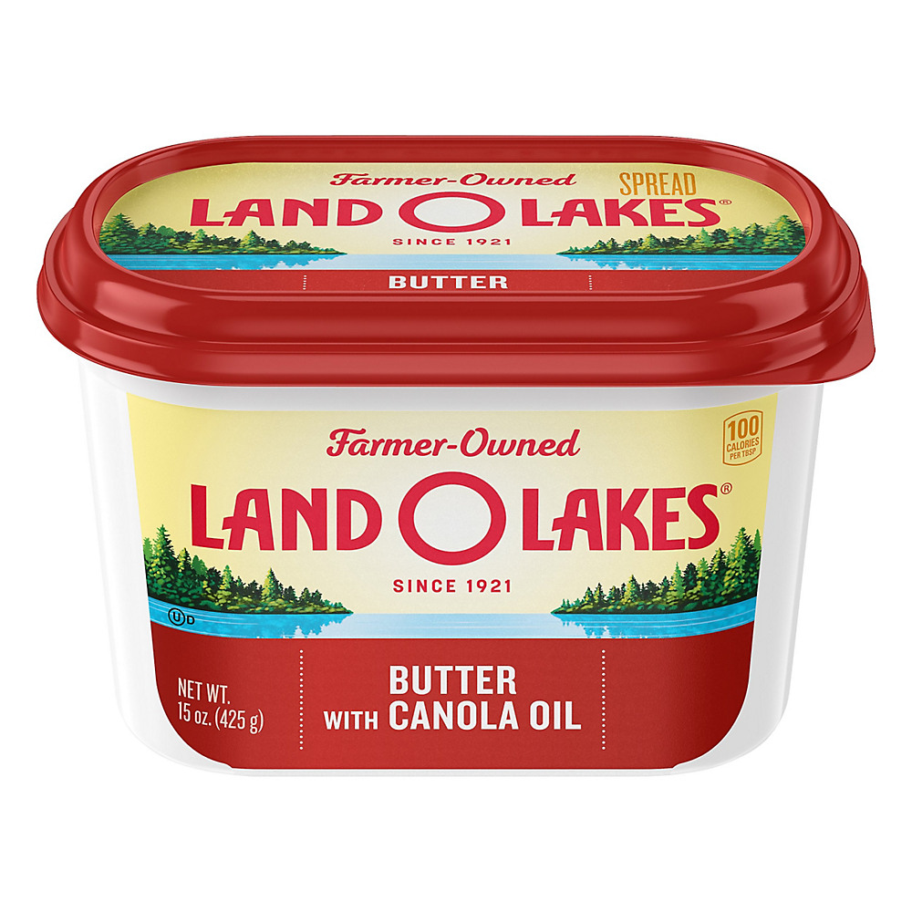 Calories in Land O Lakes Butter Spread With Canola Oil, 15 oz