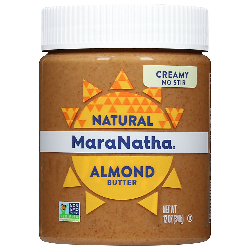 Calories in MaraNatha All Natural No Stir Creamy Almond Butter, 12 oz