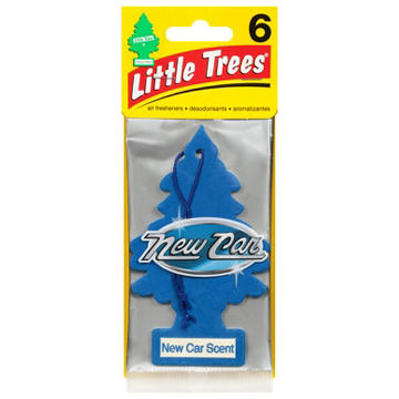 Little Trees Car Air Fresheners - New Car, 6 pk