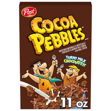 Post Cocoa Pebbles Cereal, 11 oz