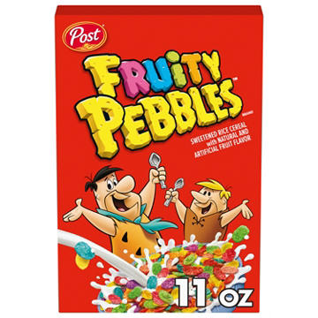 Post Fruity Pebbles Cereal, 11 oz