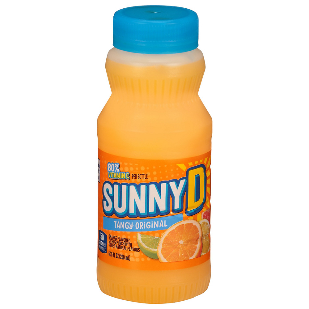 Calories in Sunny D Tangy Original Orange Flavored Citrus Punch, 6.75 oz