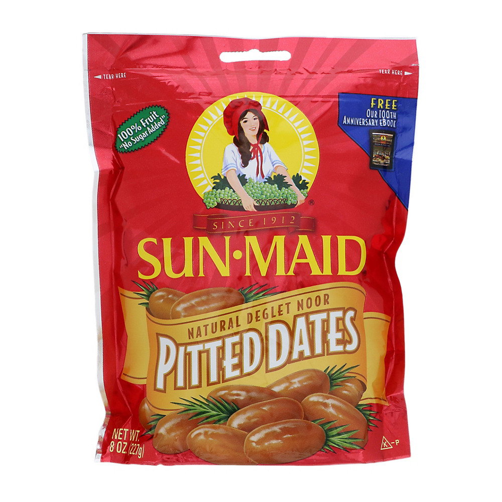 Calories in Sun-Maid Natural Deglet Noor Pitted Dates, 8 oz
