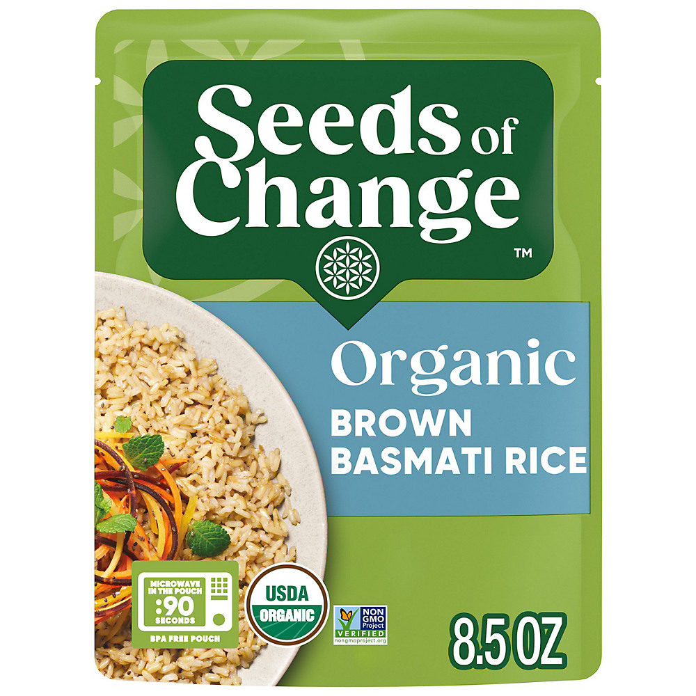 Calories in Seeds of Change Brown Basmati Rice, 8.5 oz