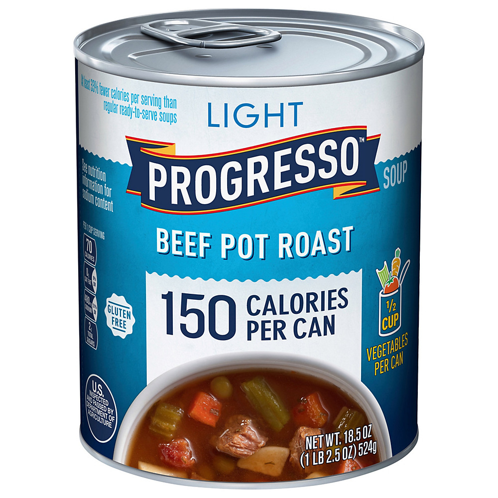 Calories in Progresso Light Beef Pot Roast Soup, 18.5 oz