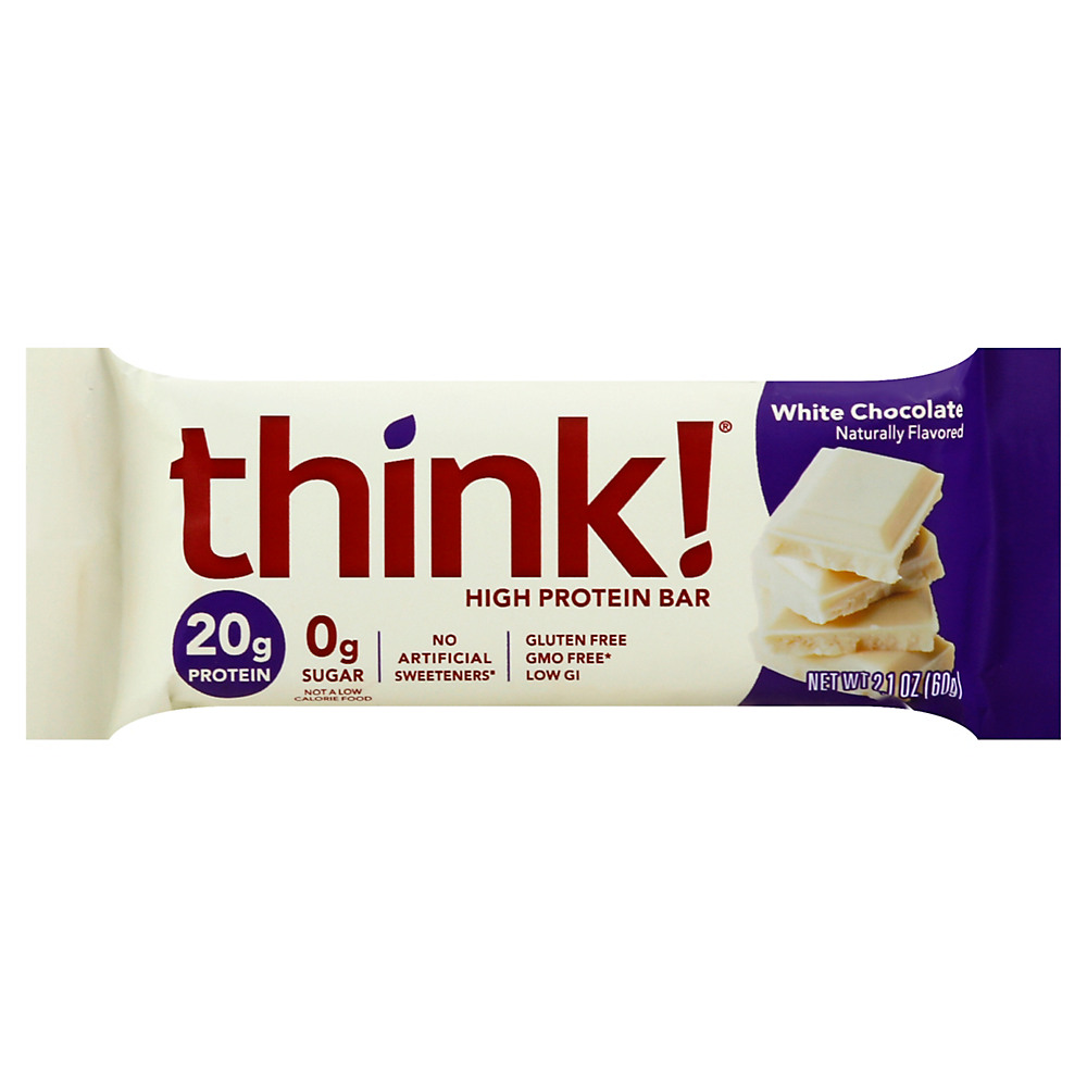 Calories in think! White Chocolate Protein Bar, 2.1 oz