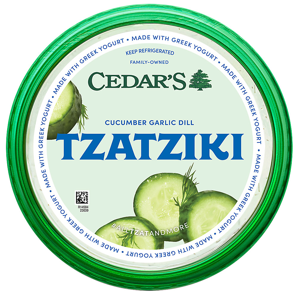 Calories in Cedar's Tzatziki Cucumber and Garlic Dip, 12 oz