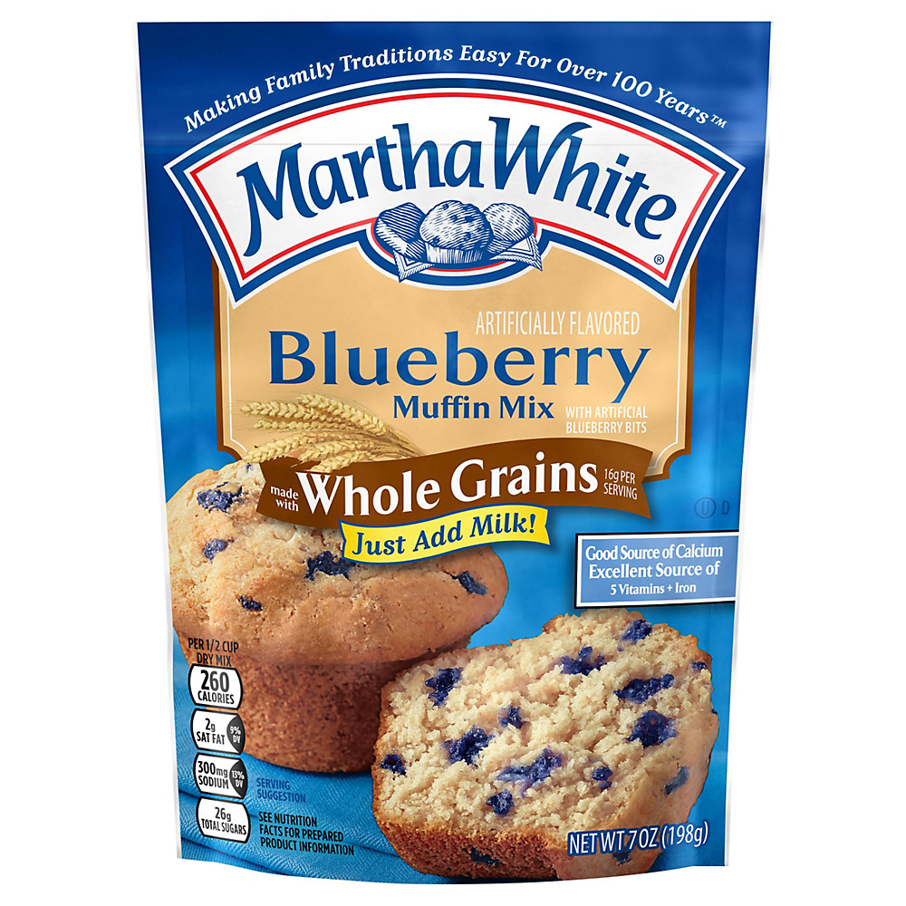 Calories in Martha White Blueberry Muffin Mix, 7 oz
