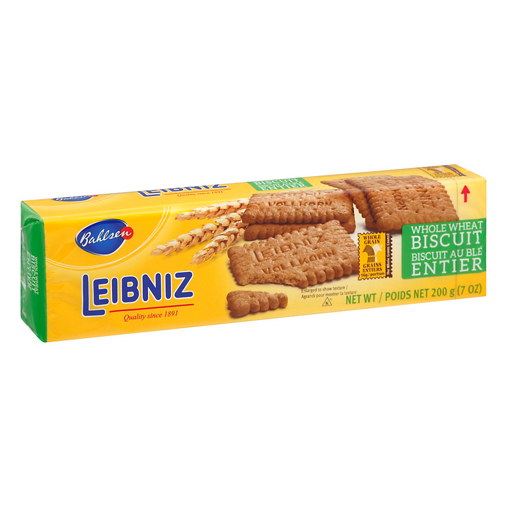 Calories in Leibniz Biscuit, Whole Wheat, 7.1 oz