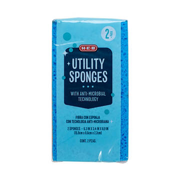 H-E-B Utility Sponges, 2 pk