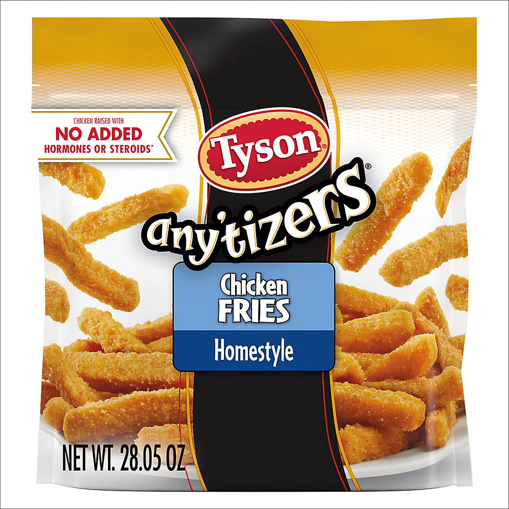 Calories in Tyson Any'tizers Homestyle Chicken Fries, 28.05 oz