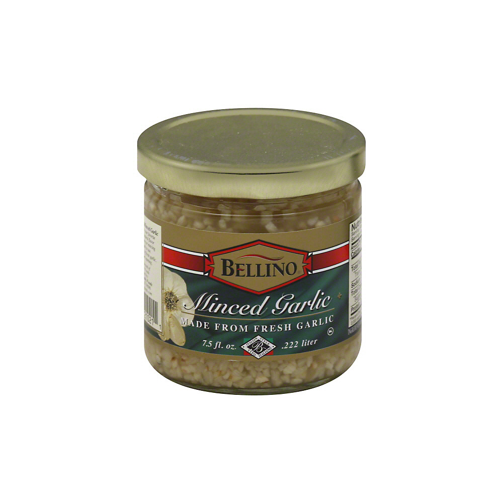 Calories in Bellino Minced Garlic, 7.5 oz