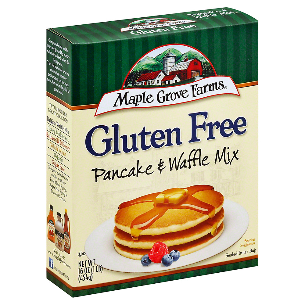 Calories in Maple Grove Farms of Vermont Gluten Free Pancake & Waffle Mix, 16 oz