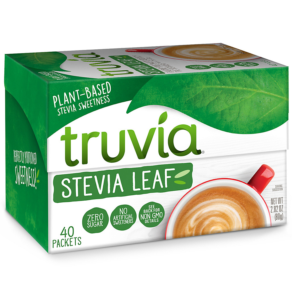 Calories in Truvia Calorie-Free Sweetener From Stevia Leaf Packets, 40 ct