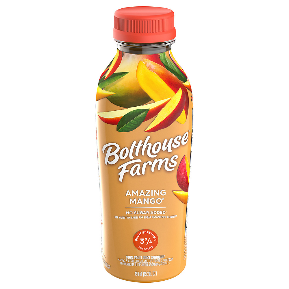 Calories in Bolthouse Farms Amazing Mango Fruit Smoothie, 15.2 oz