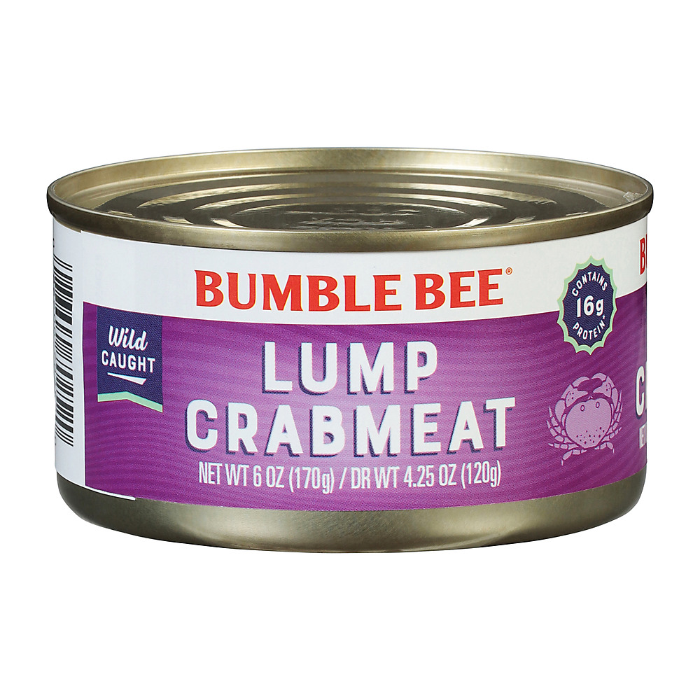 Calories in Bumble Bee Fancy Lump Crab Meat, 6 oz