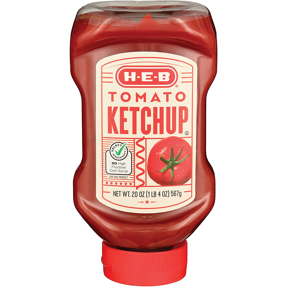 Calories in H-E-B Select Ingredients Ketchup, 20 oz