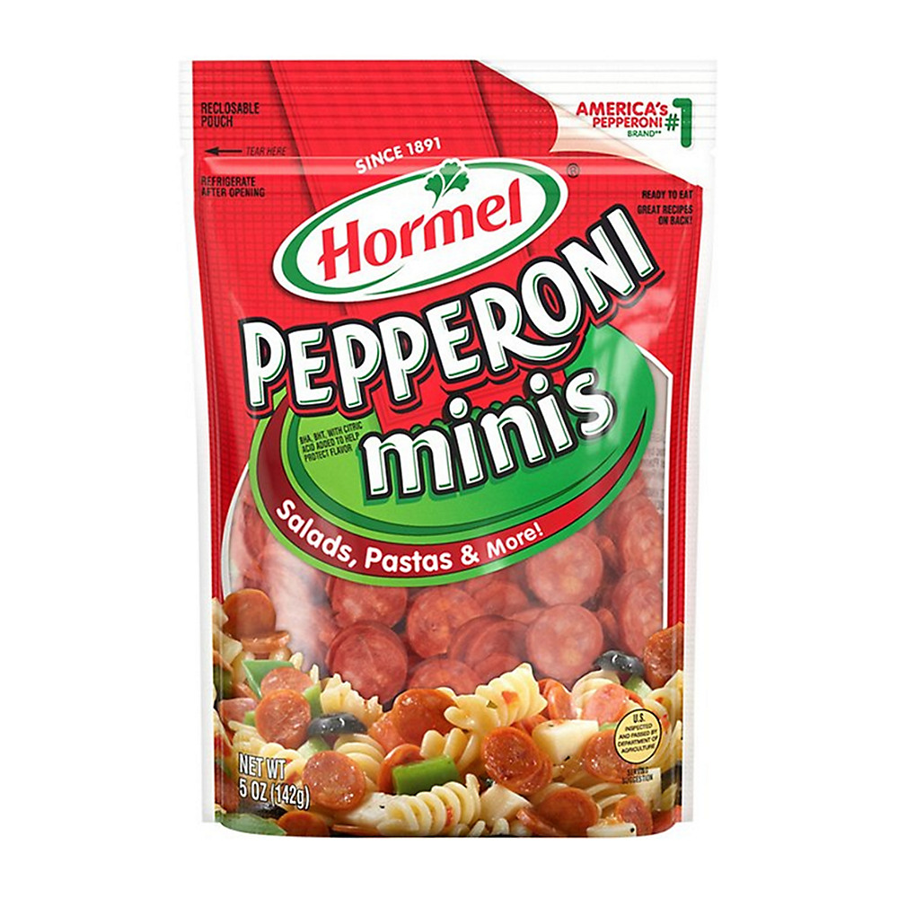 Calories in Hormel Pepperoni Mini's, 5 oz