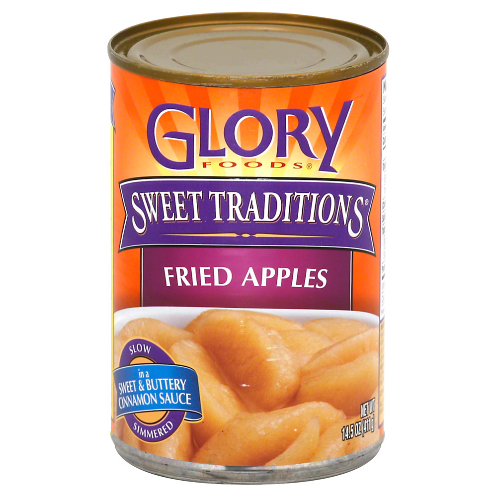Calories in Glory Foods Sweet Traditions Fried Apples, 14.5 oz