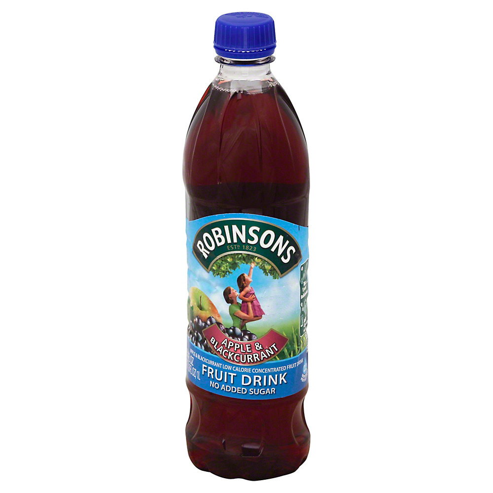 Calories in Robinsons Apple and Blackcurrant Fruit Drink, 1 L