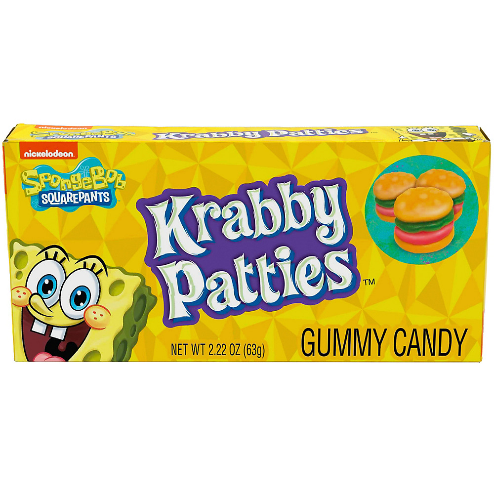 Calories in Frankford Candy & Chocolate Company Sponge Bob Squarepants Gummy Krabby Patties, 2.54 oz