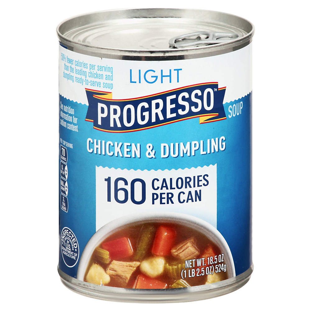 Calories in Progresso Light Chicken & Dumpling Soup, 18.5 oz