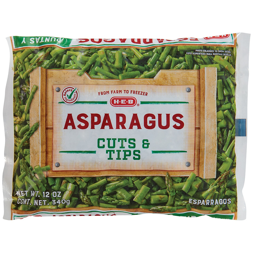 Calories in H-E-B Select Ingredients Asparagus Cuts & Tips, 12 oz