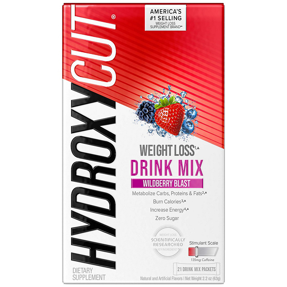 Calories in Hydroxycut Advanced Instant Drink Packets Wild Berry, 21 ct