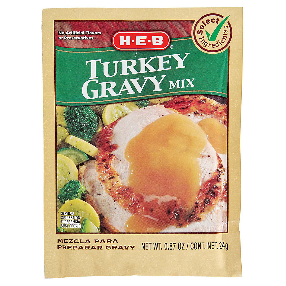 Calories in H-E-B Select Ingredients Turkey Gravy, 0.87 oz