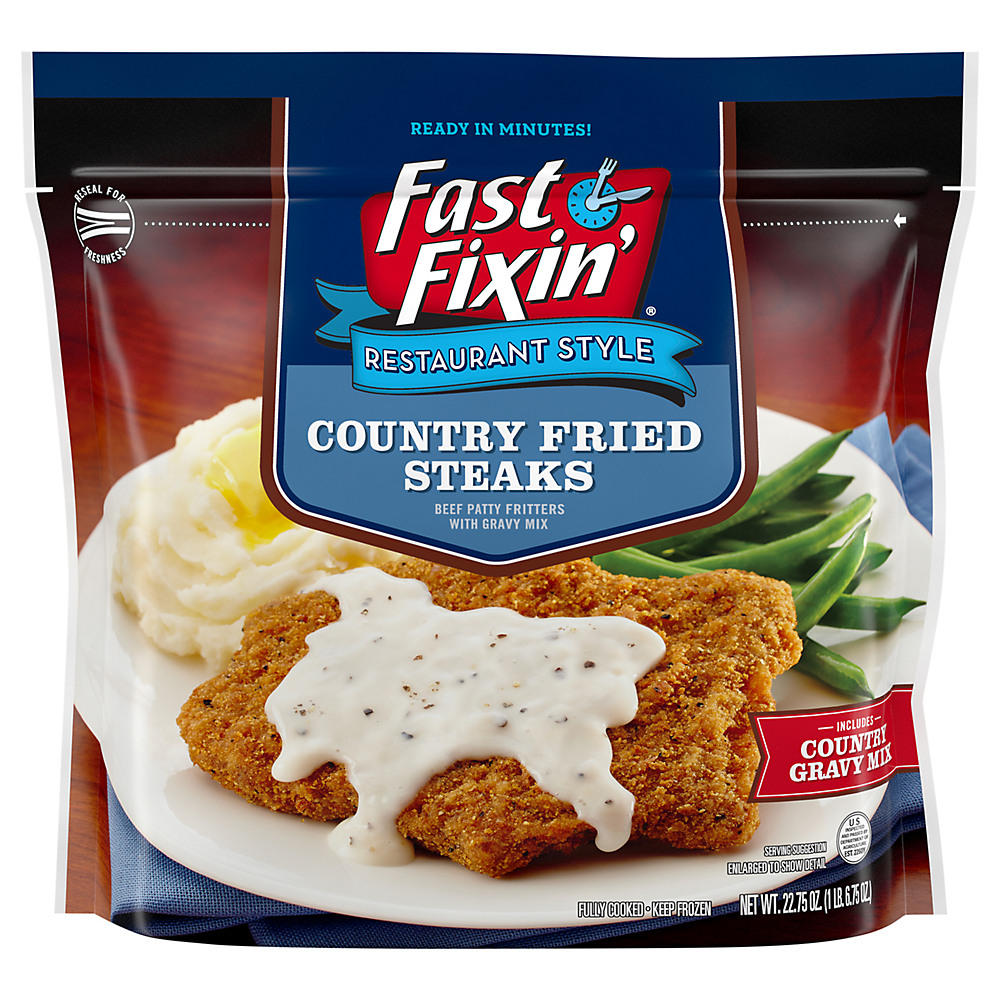 Calories in Fast Fixin Country Fried Steaks, 22.75 oz